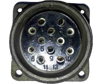 Розетка блочная 6х2,5 + 6х1,5